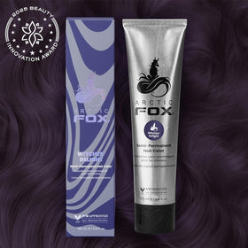 ARCTIC FOX Witches' Delight purple hair dye packaging side view
