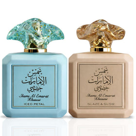 Ard Al Zaafaran Shams Al Emarat Khususi Glaze & Glow Eau de Parfum 100ml front view