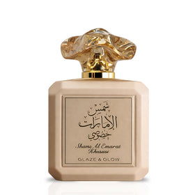 Ard al Zaafaran Shams Al Emarat Khususi Glaze & Glow Eau de Parfum 100ml front view
