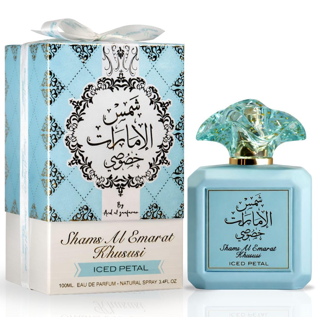 Ard Al Zaafaran Shams Al Emarat Khususi Iced Petal Eau de Parfum 100ml front view