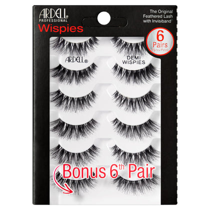 Ardell Demi Wispies False Eyelashes 6 Pairs front view