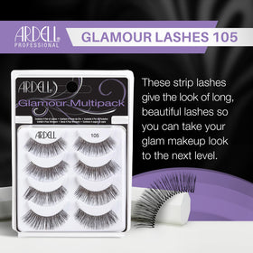 Ardell False Eyelashes Glamour 105 close-up of lashes