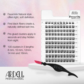 Ardell Faux Mink Natural lash clusters in packaging