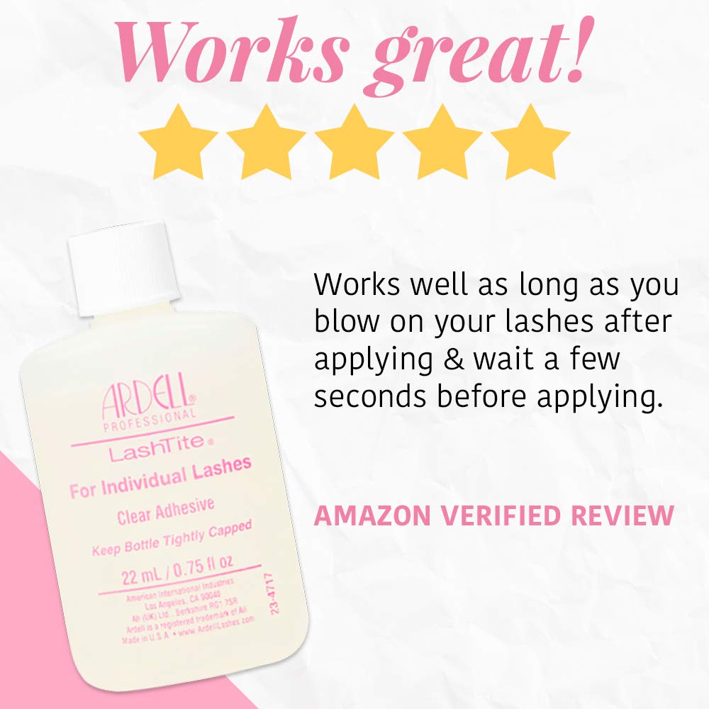 Ardell LashTite Lash Adhesive application tip close-up