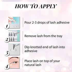 Ardell LashTite Lash Adhesive with false lashes