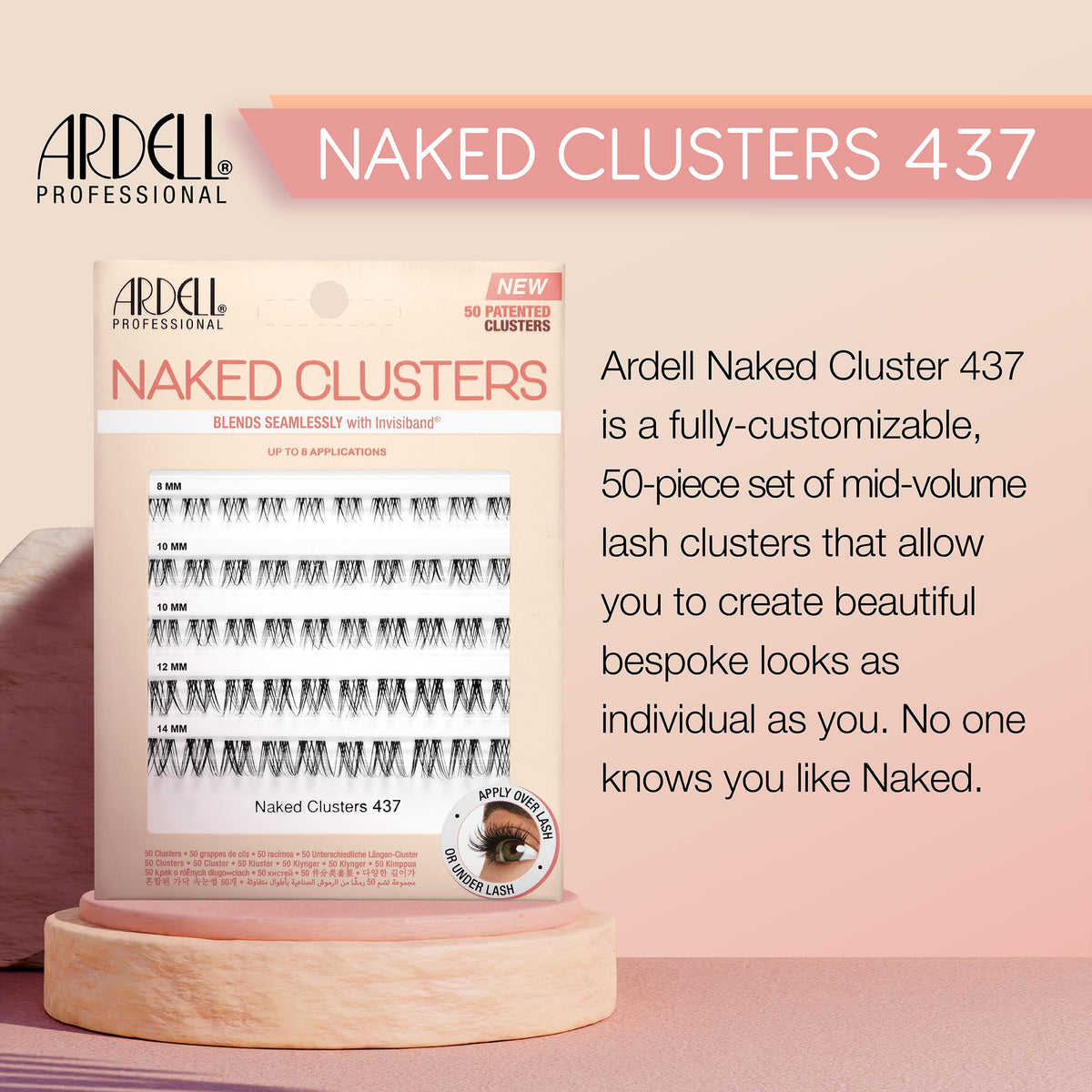 Ardell Naked Clusters 437 packaging with product details