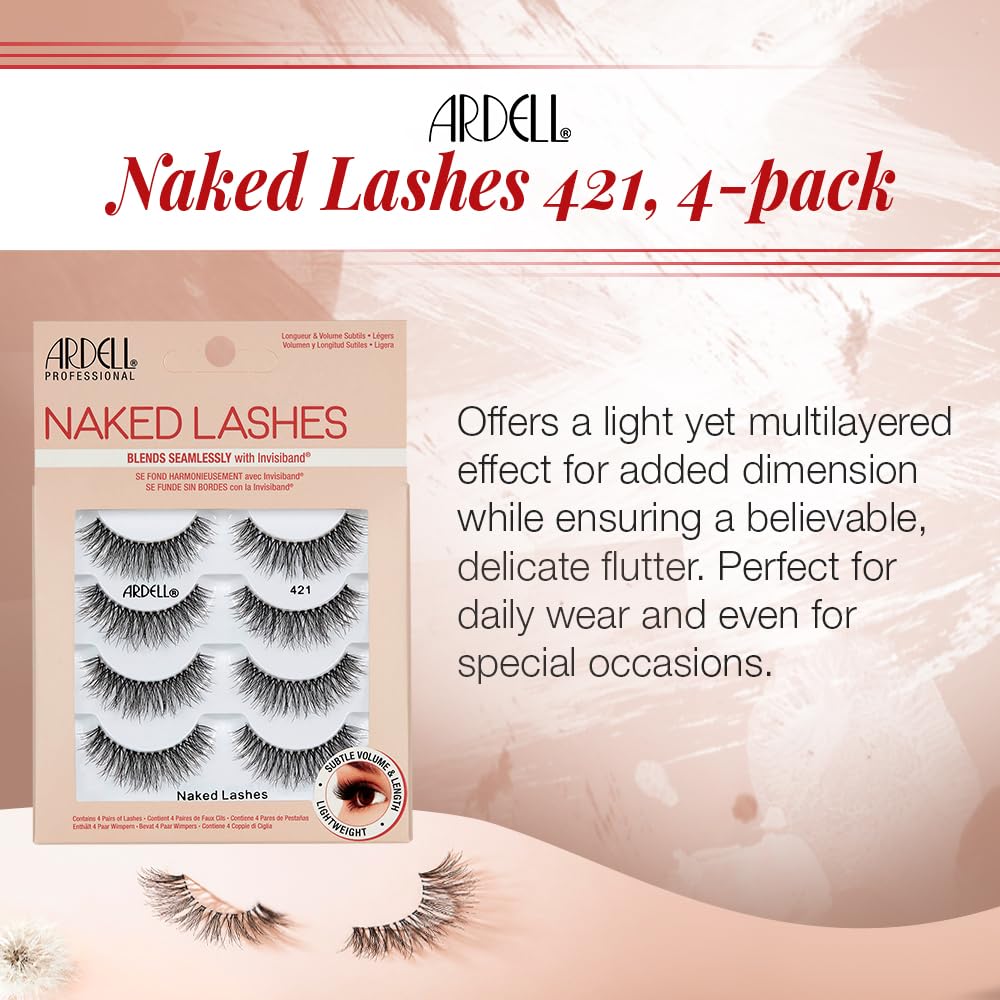 Ardell Naked Lashes 421 soft feathery lashes close-up