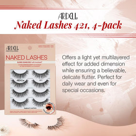 Ardell Naked Lashes 421 soft feathery lashes close-up
