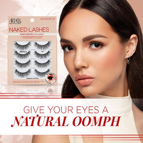 Ardell Naked Lashes 421 with criss-cross layering detail