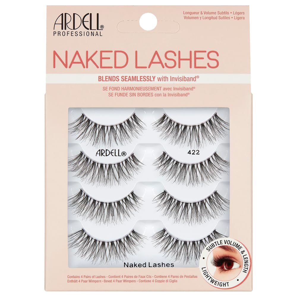 Ardell Naked Lashes 422 front view with packaging