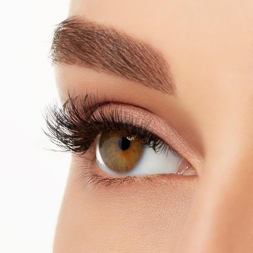 Ardell Naked Lashes 424 applied on a model's eyes