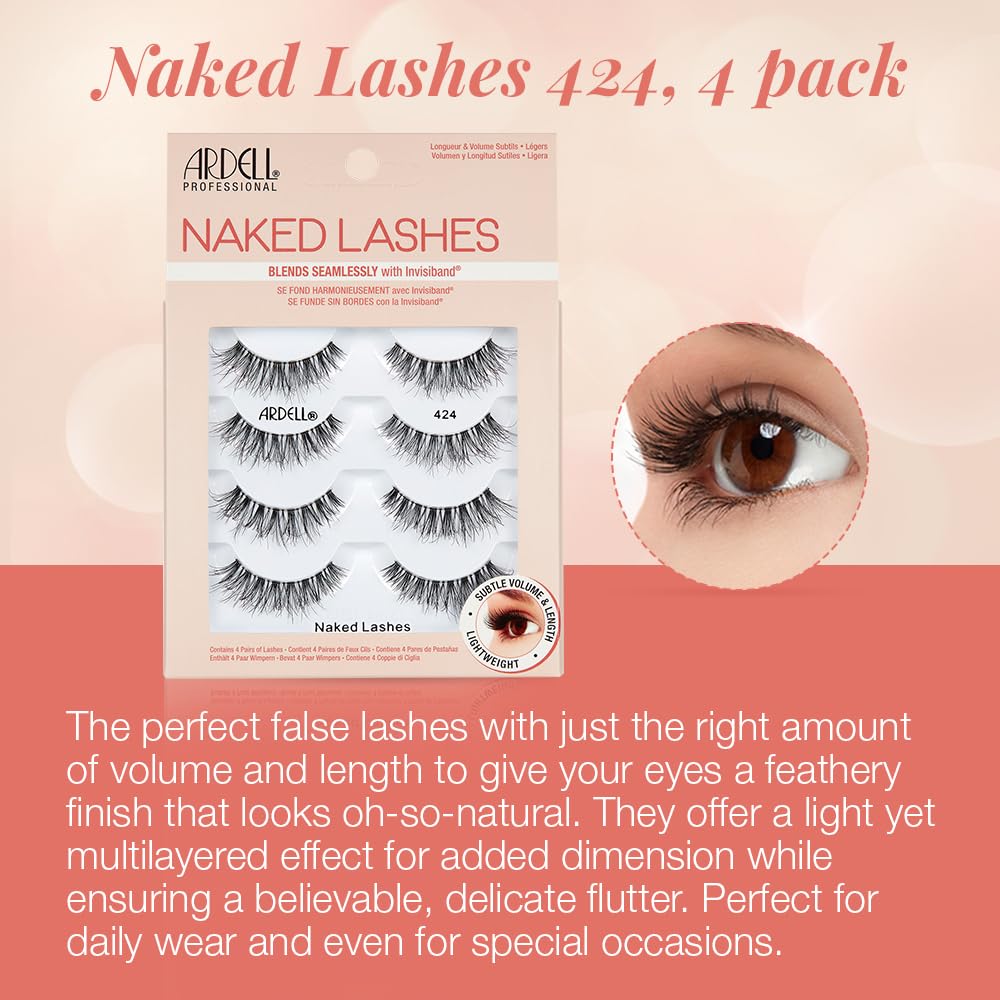 Ardell Naked Lashes 424 close-up of lashes