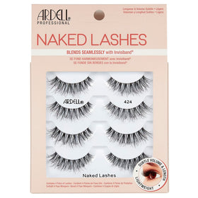 Ardell Naked Lashes 424 front view with packaging