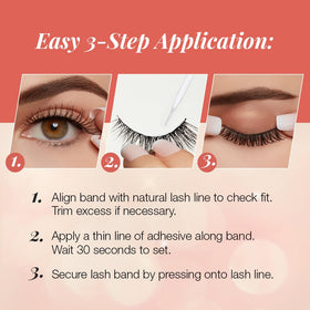Ardell Naked Lashes 424 in natural light