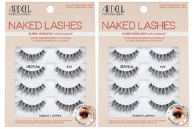 Ardell Naked Lashes 424 Wispy Lashes front view with packaging