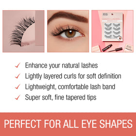 Ardell Naked Lashes 425 side view displaying length