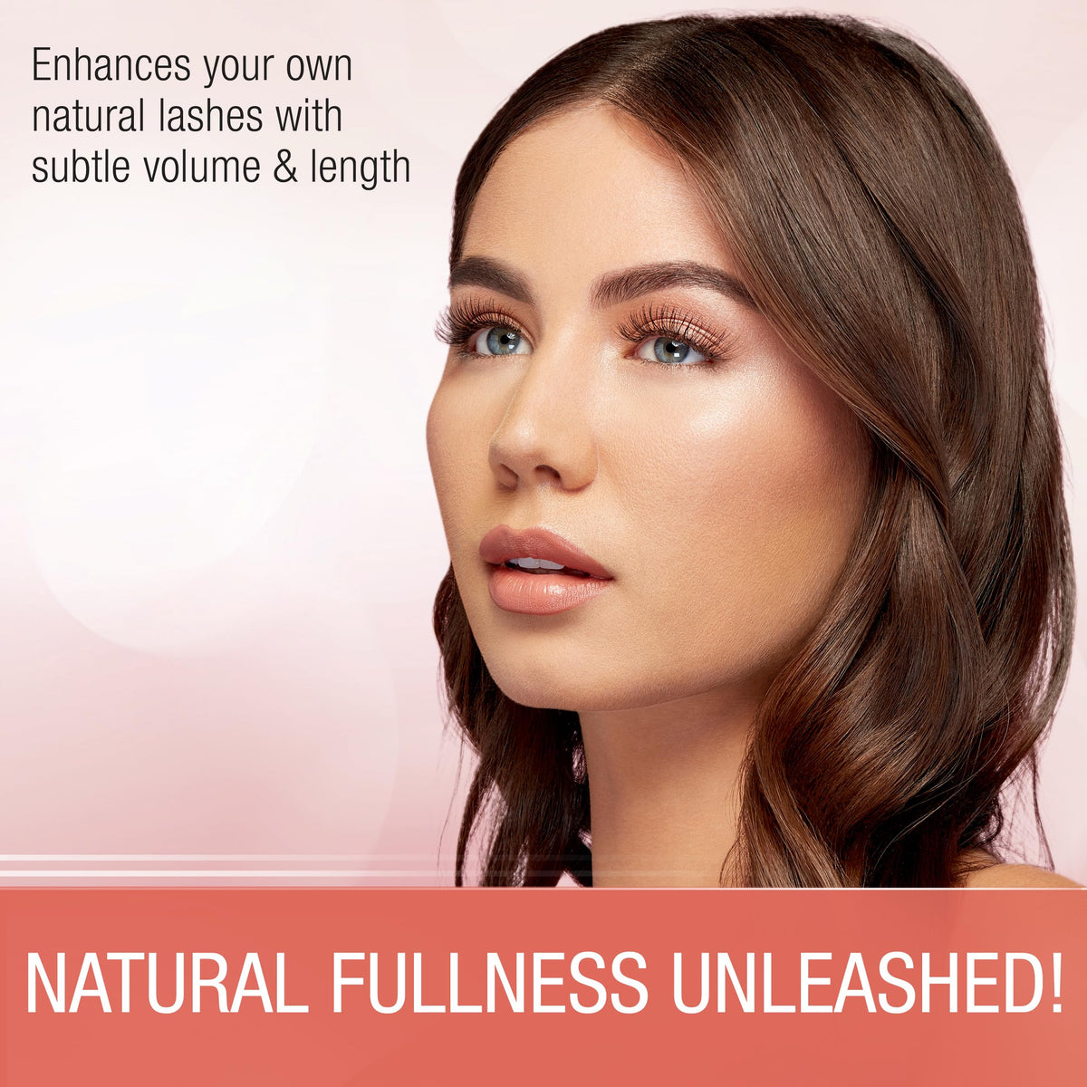 Ardell Naked Lashes 427 side view showcasing the rounded shape