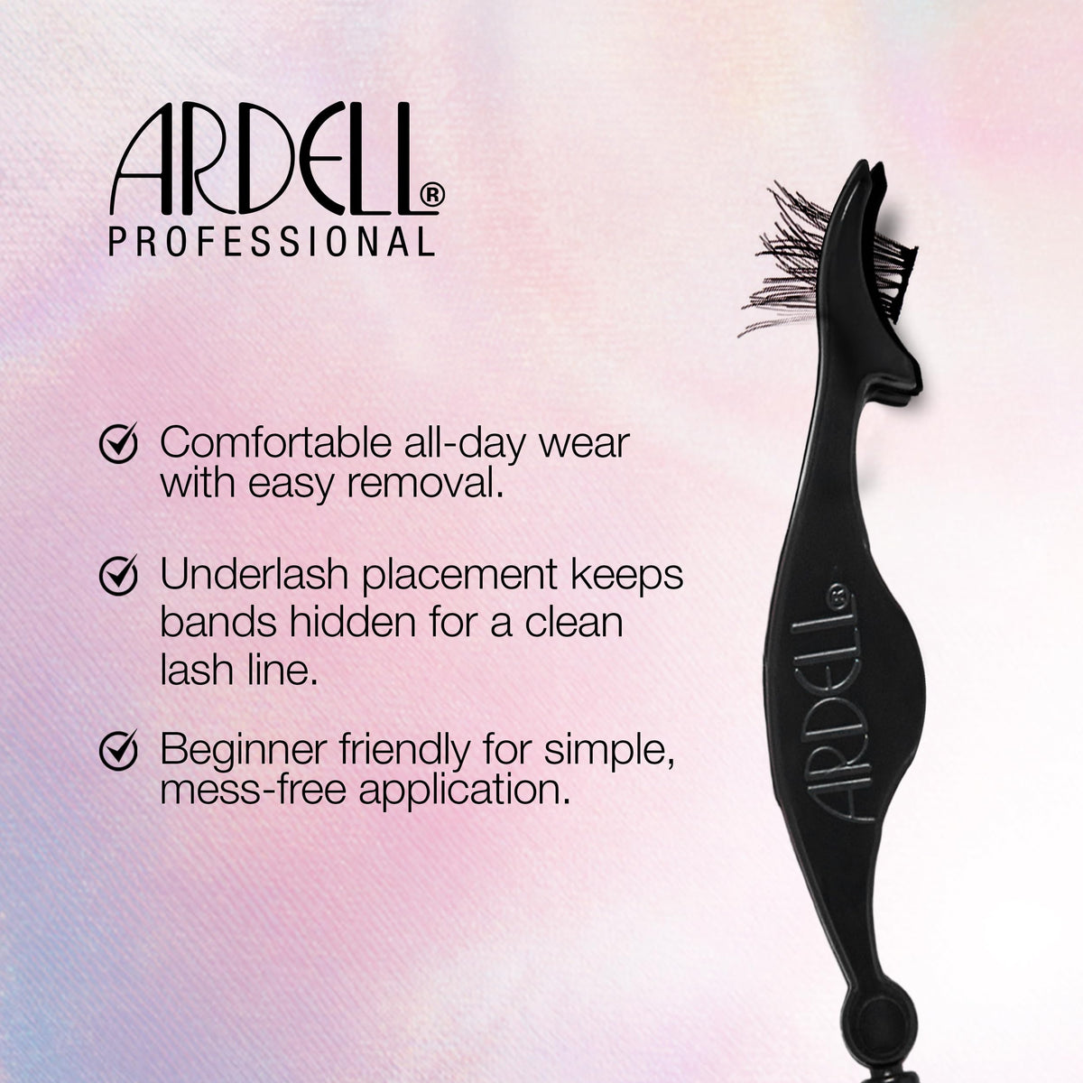 Ardell Press On Lashes application process