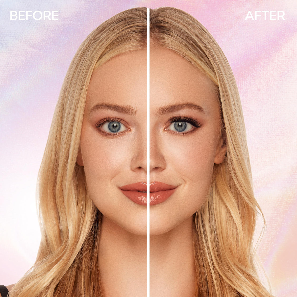 Ardell Press On Lashes Naked Natural on model's eyes
