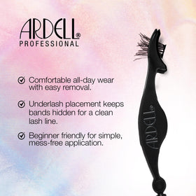 Ardell Press On Lashes Naked Natural showing different lash lengths
