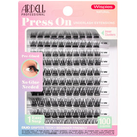 Ardell Press On Lashes Wispies Natural 100 ct front view