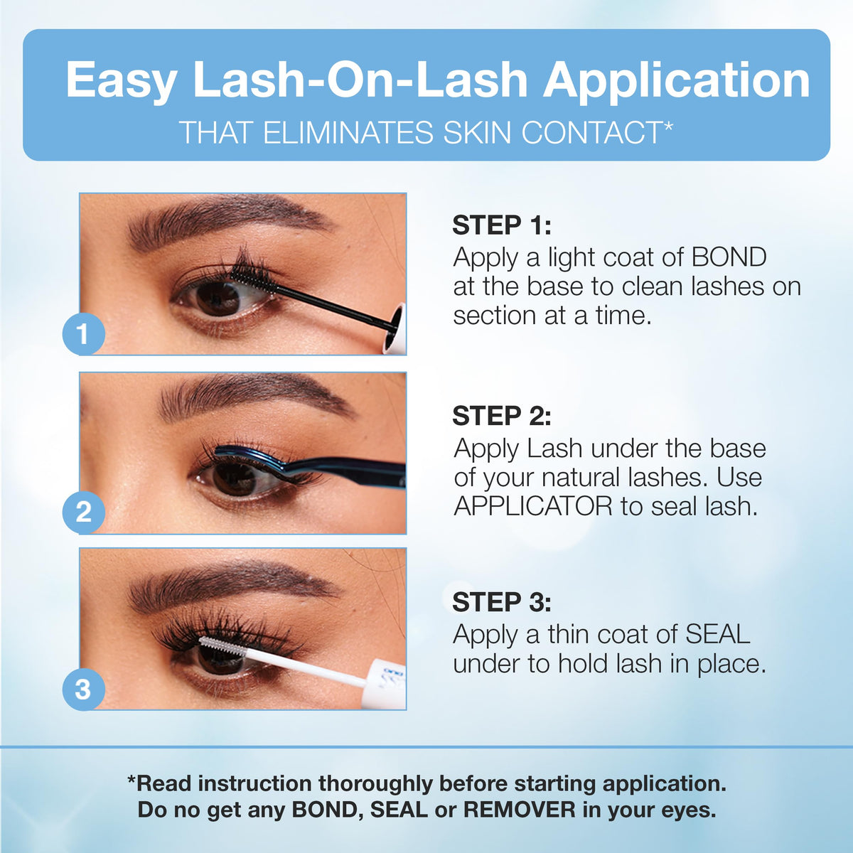 Ardell Under DIY Lash Extensions Kit contents laid out
