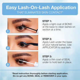 Ardell Under DIY Lash Extensions Kit contents laid out