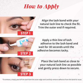 Ardell Wispies Lashes 113 showcasing the layered design