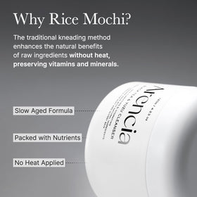 ARENCIA Black Tea Rice Mochi Face Cleanser with rice and tea leaves