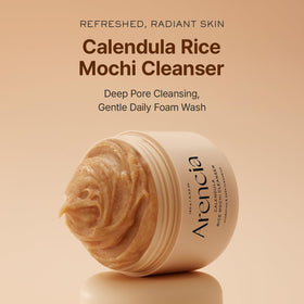ARENCIA Calendula Rice Mochi Fresh Cleanser 100g side view