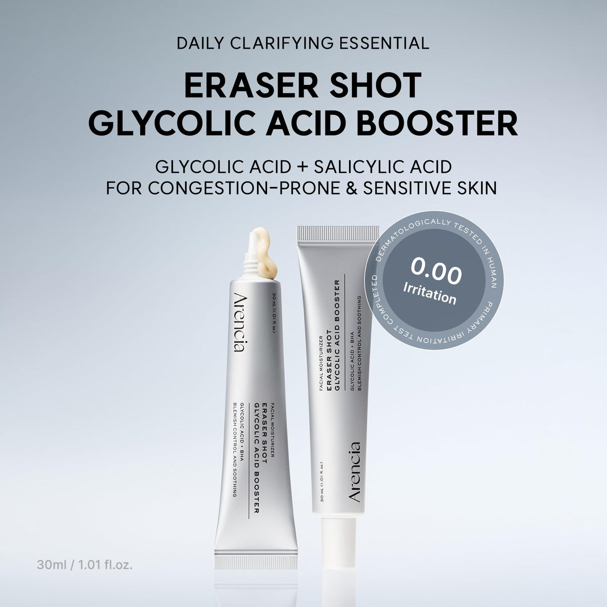 ARENCIA Eraser Shot Serum bottle close-up
