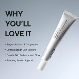 ARENCIA Eraser Shot Serum on a bathroom counter