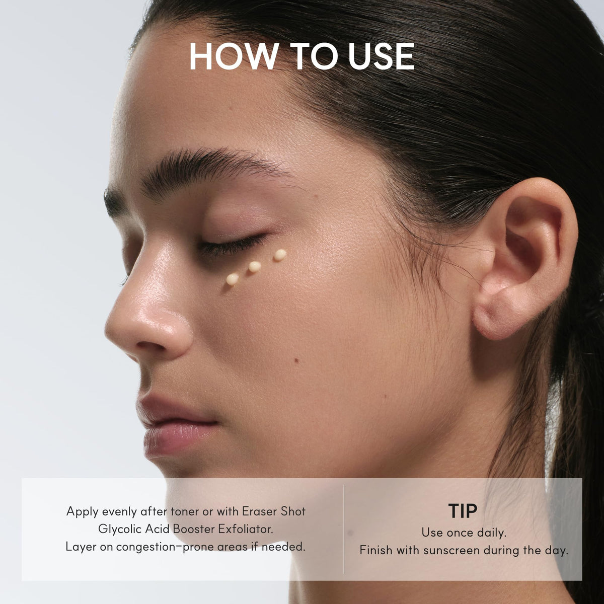 ARENCIA Eraser Shot Serum with skincare routine