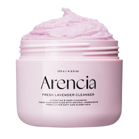 ARENCIA Fresh Lavender Rice Mochi Face Cleanser 120g front view