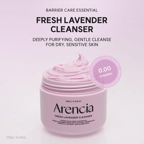 ARENCIA Fresh Lavender Rice Mochi Face Cleanser packaging