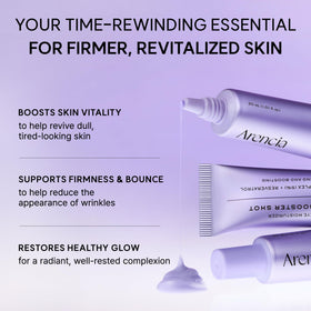 ARENCIA NAD+ Serum support Shot texture on skin