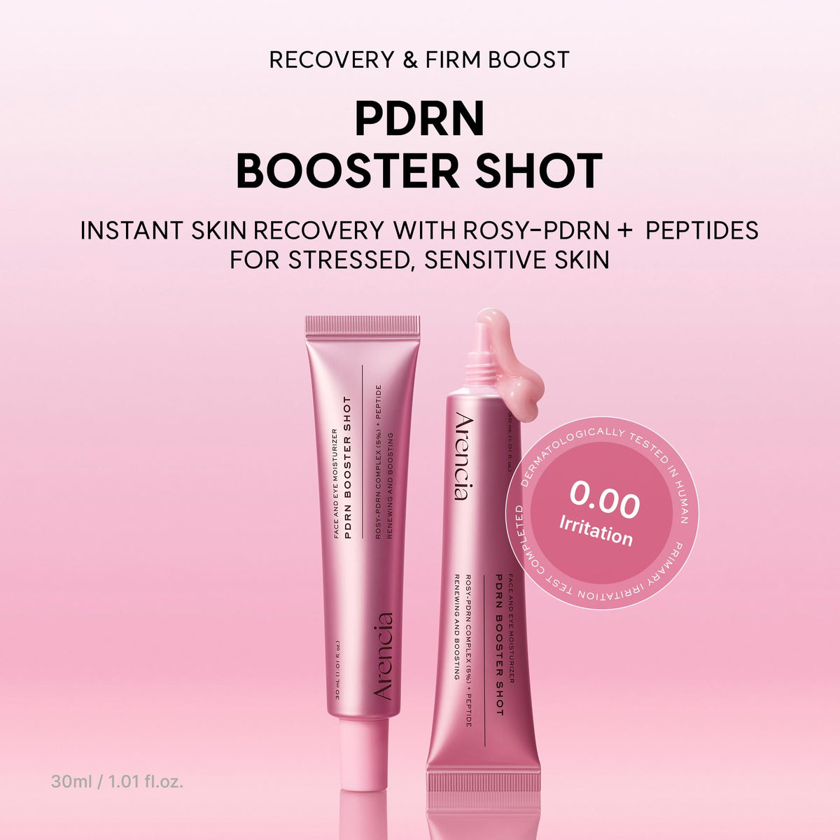 ARENCIA PDRN support Shot Serum 30ml packaging