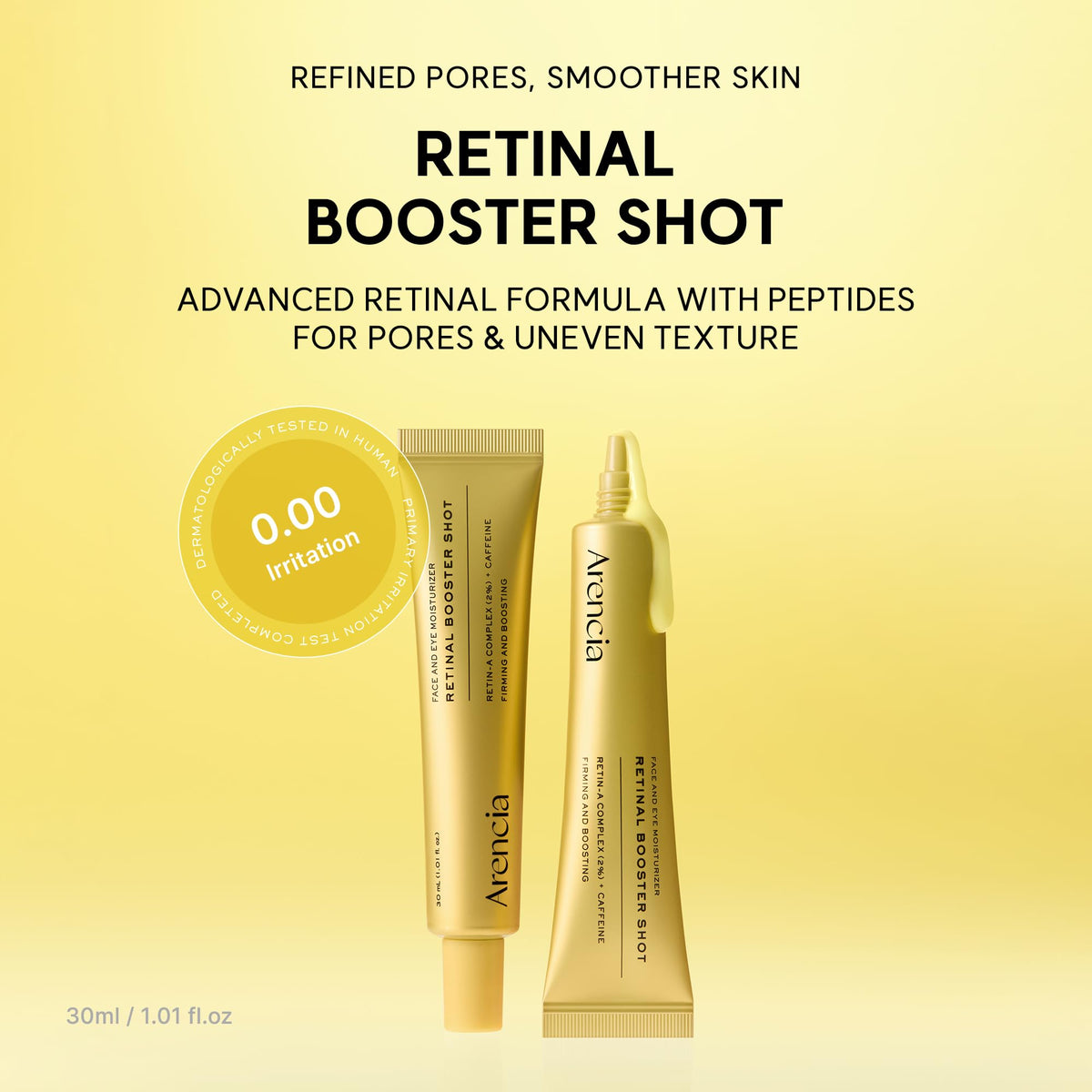 ARENCIA Retinal support Shot Serum 30ml packaging
