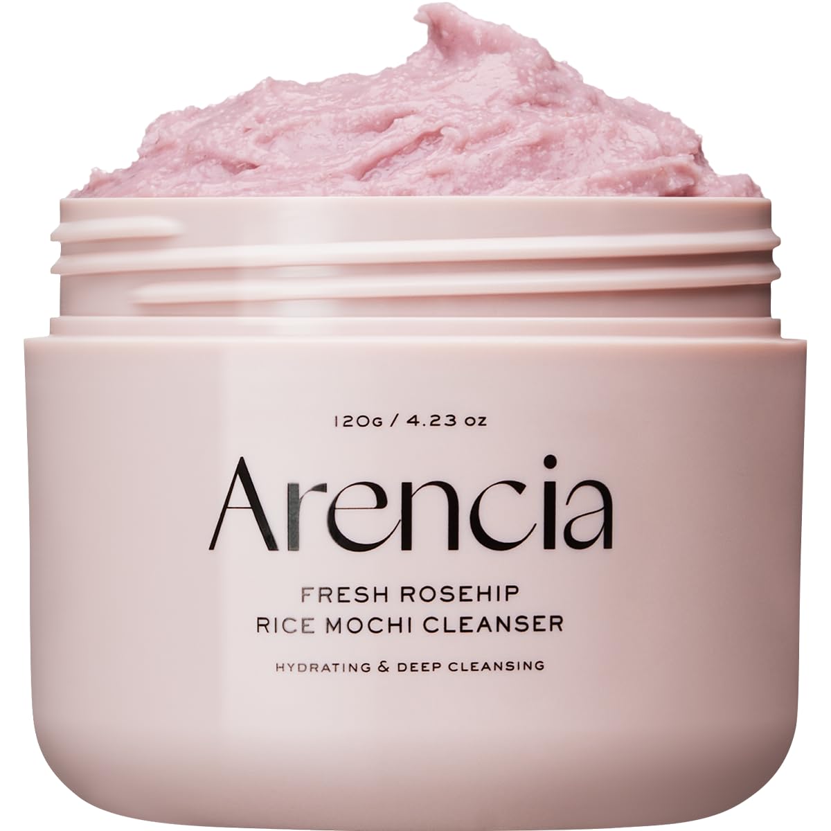 ARENCIA Rosehip Rice Mochi Face Cleanser front view packaging