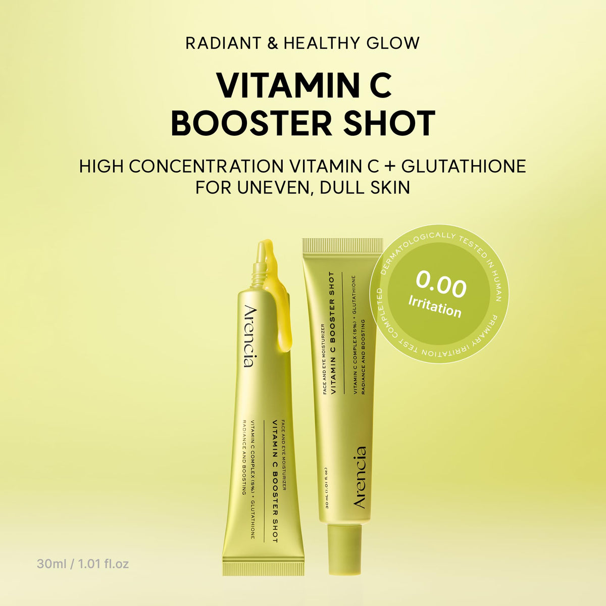 ARENCIA Vitamin C support Shot Serum 30ml bottle with dropper