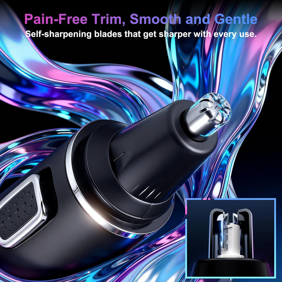 AREYZIN Nose Hair Trimmer with Type-C charging cable