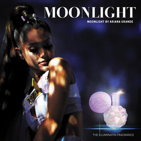 Ariana Grande Moonlight Body Mist packaging with floral design