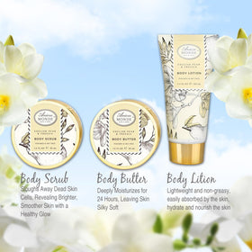 ArioseMonde Spa Gift Basket with English Pear & Freesia fragrance