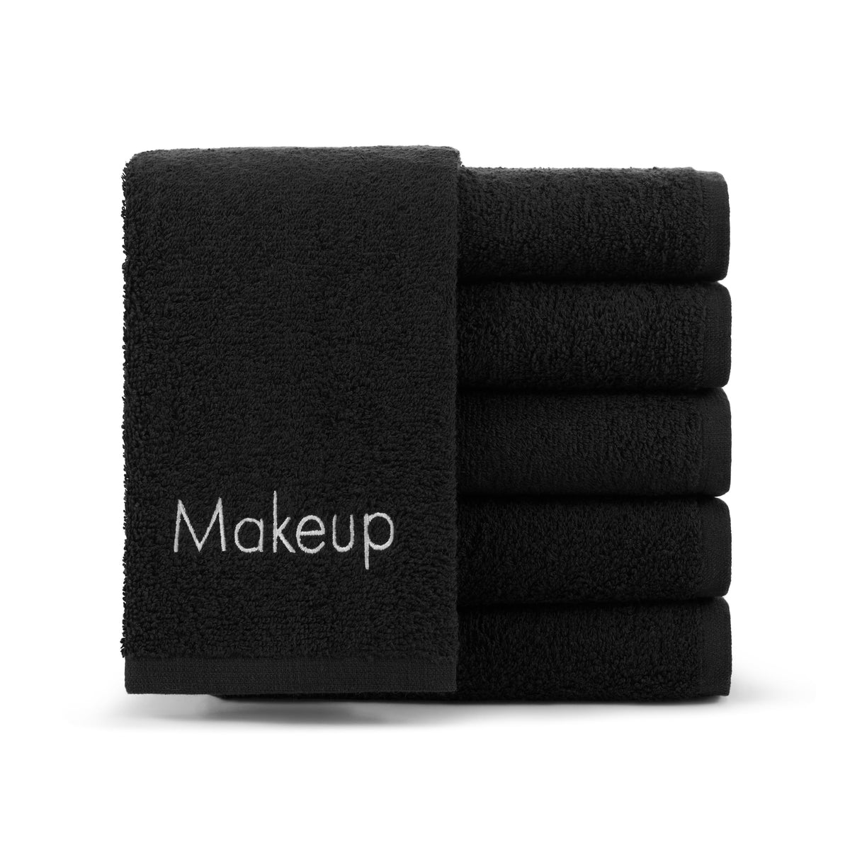 Arkwright Makeup Remover Fingertip Towels 6 Pack black front view