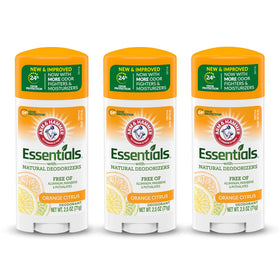 Arm & Hammer Essentials Deodorant Orange Citrus 3-Pack front view