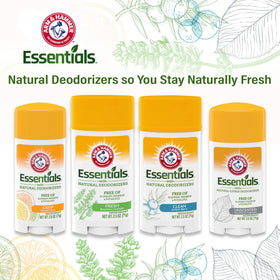 Arm & Hammer Essentials Deodorant with rosemary and lavender plants
