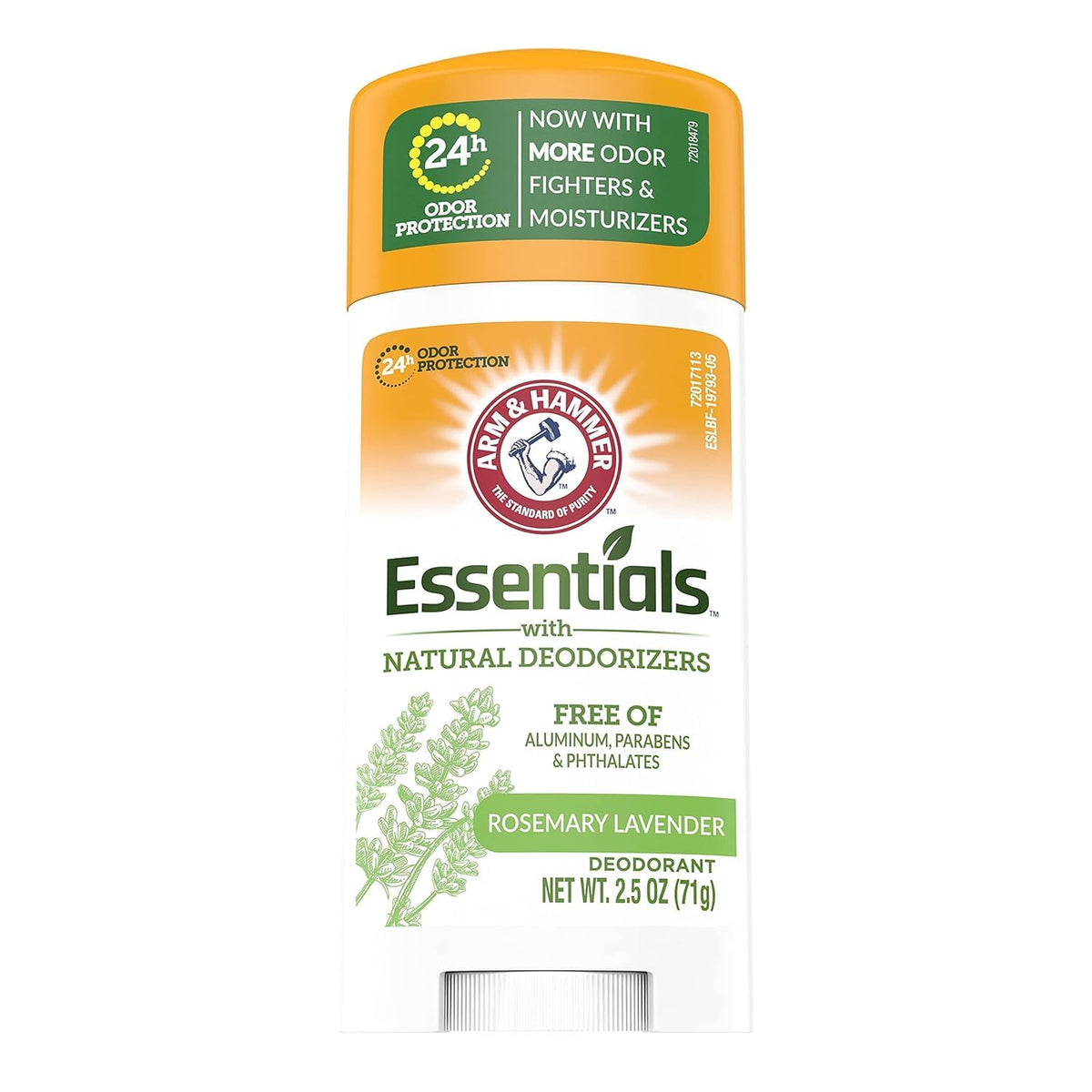 Arm & Hammer Essentials Natural Deodorant pack of 10, front view