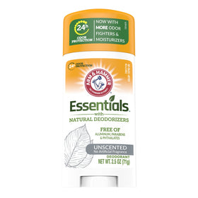 Arm & Hammer Essentials Unscented Deodorant 2.5 oz side view