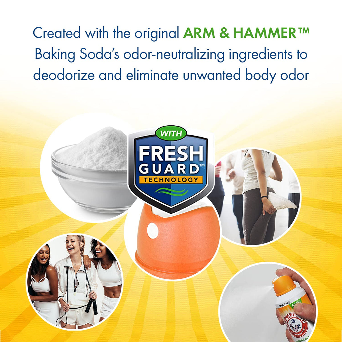 Arm & Hammer Invisible Body Powder Spray 7 oz packaging