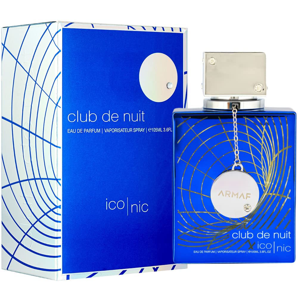 Armaf Club de Nuit Blue Iconic Eau de Parfum bottle side view